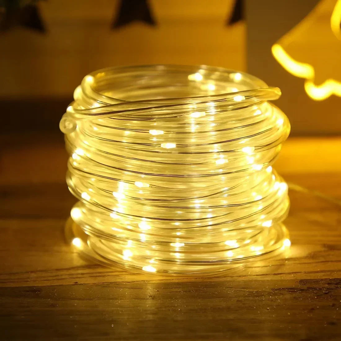 Outdoor Solar Rope Led Light Waterproof Garden Christmas Decoration