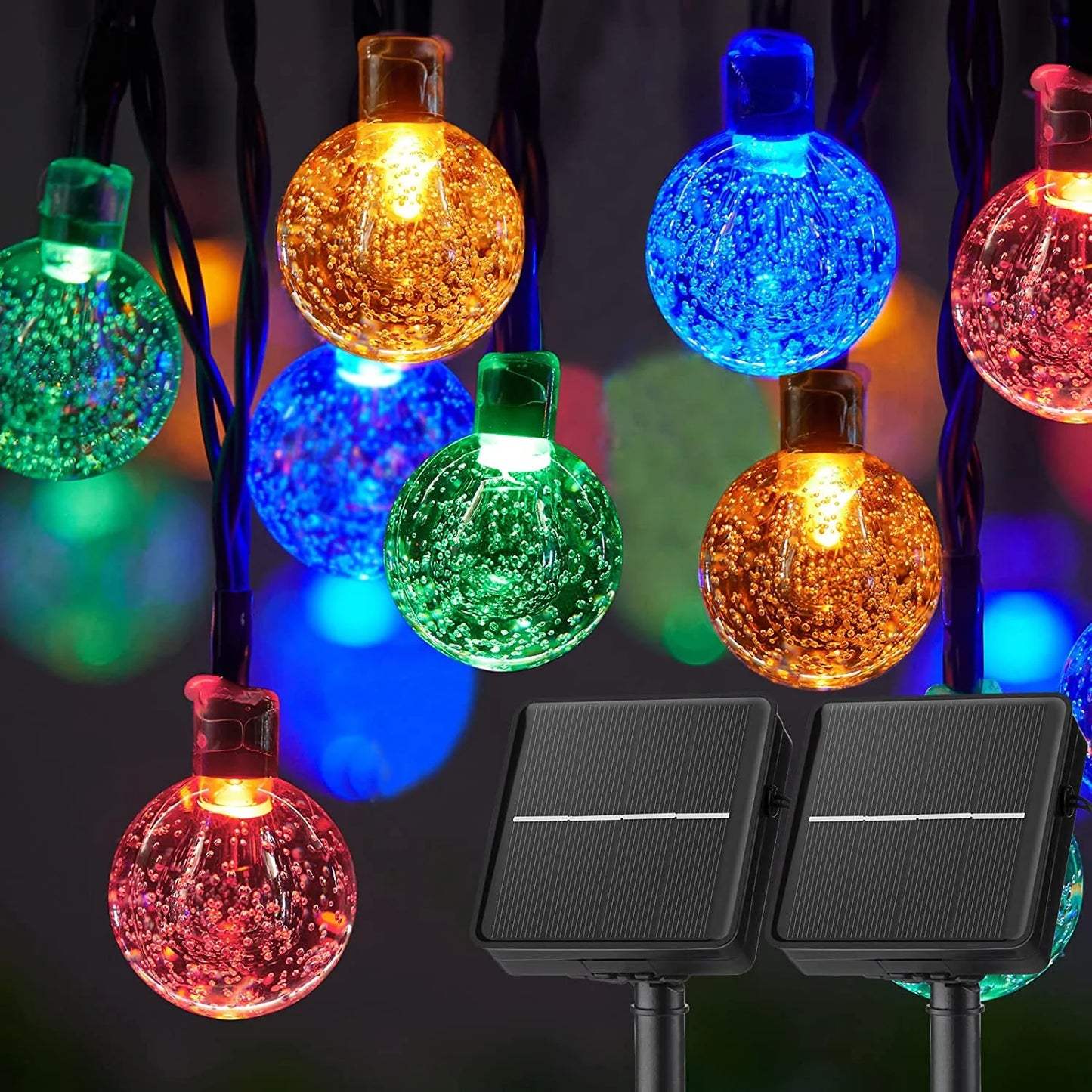 LED Solar String Lights