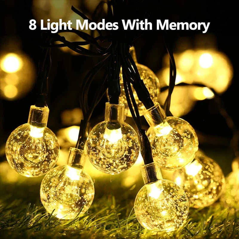 LED Solar String Lights