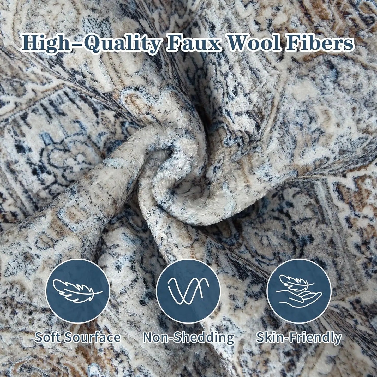 Cashmere Vintage Printed Rug