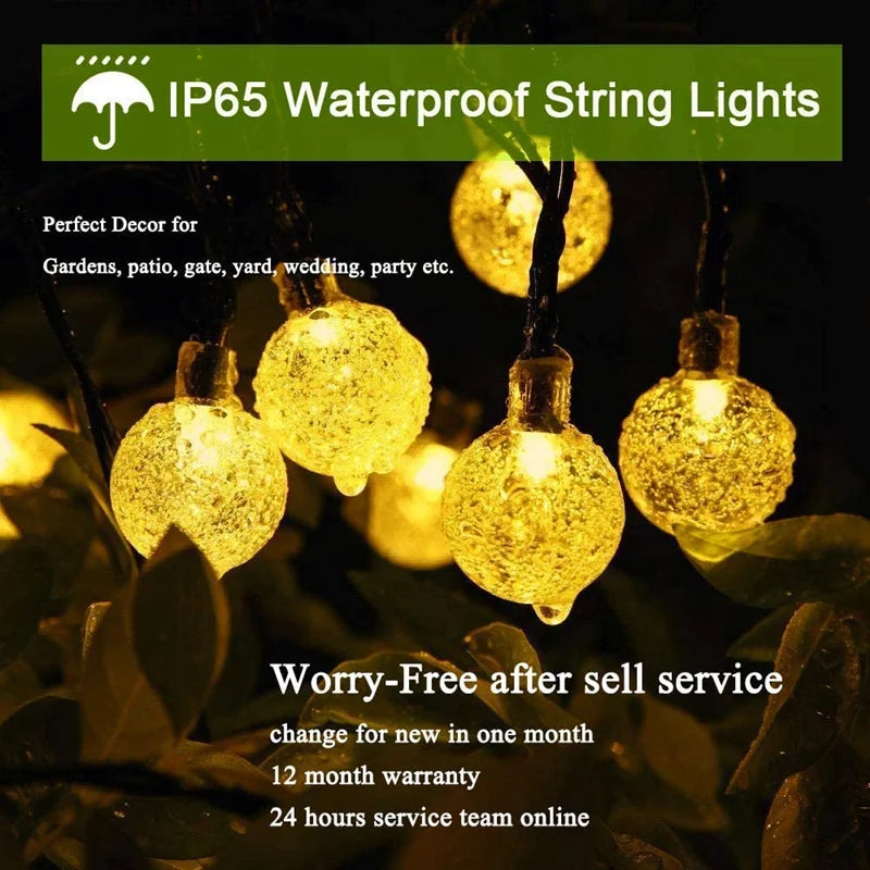 LED Solar String Lights