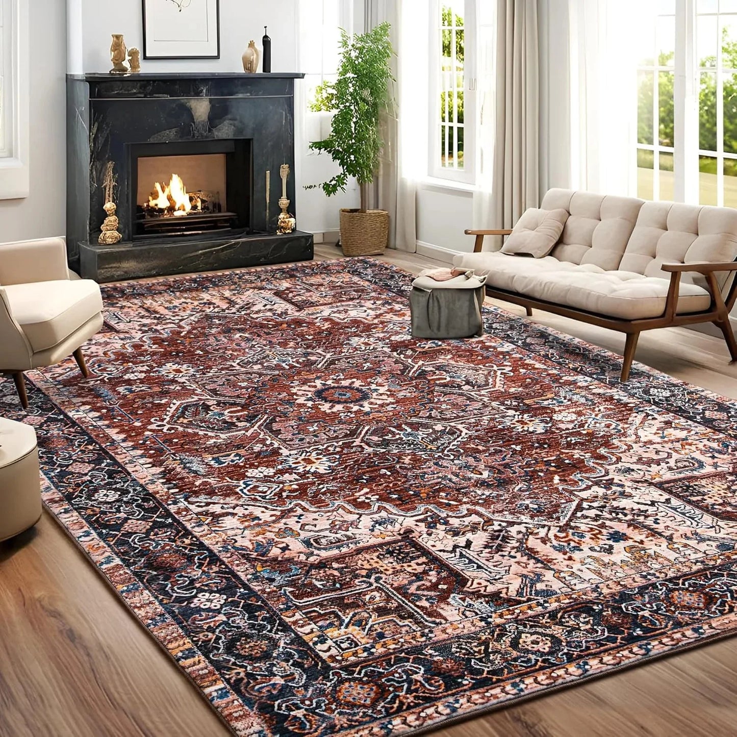 Cashmere Vintage Printed Rug