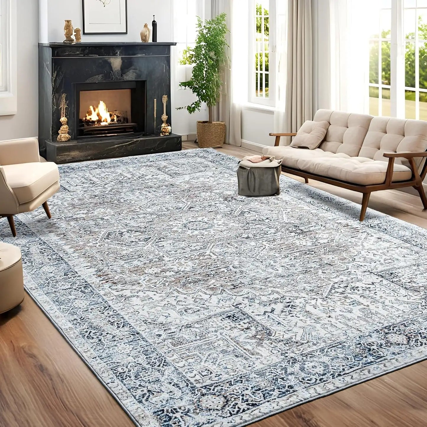 Cashmere Vintage Printed Rug