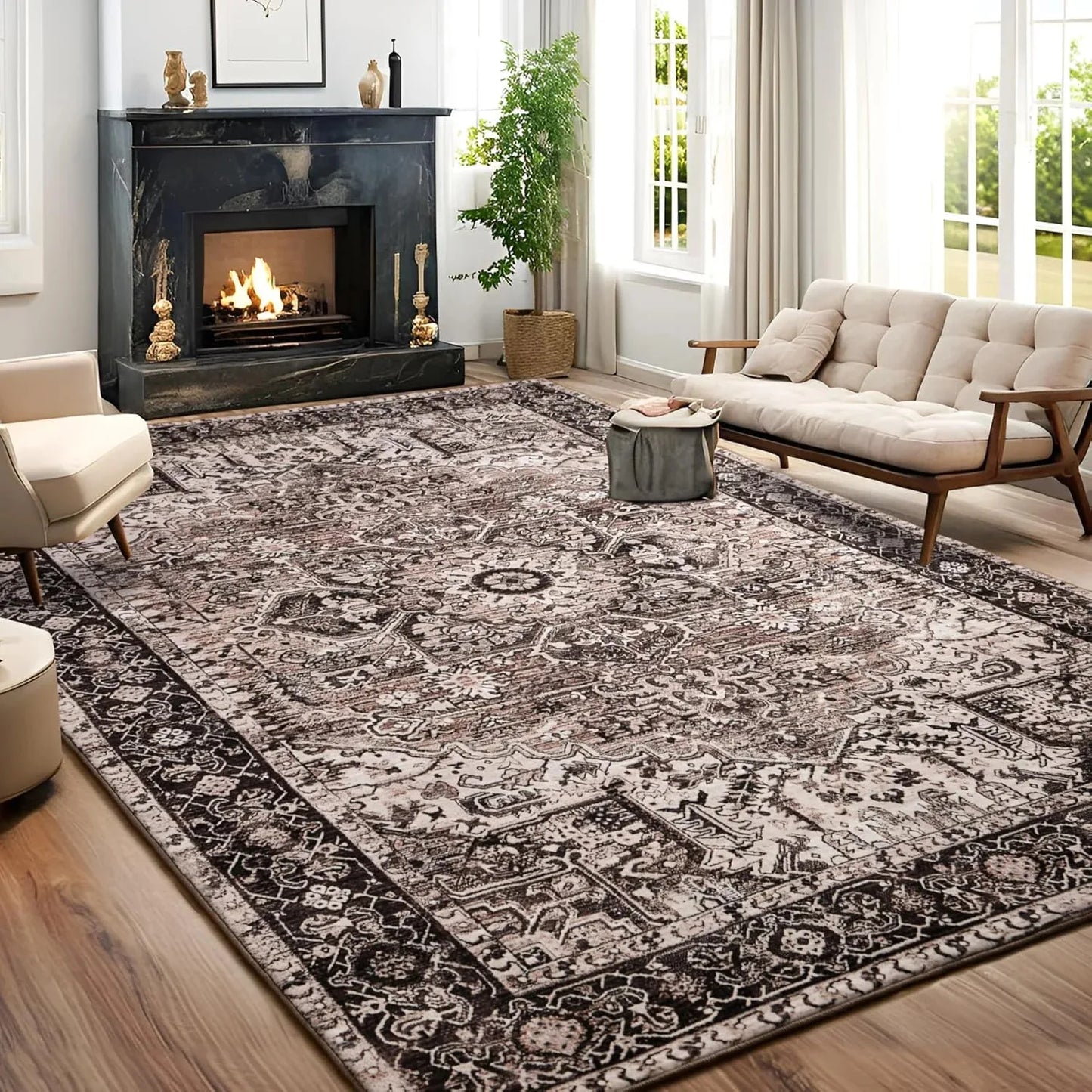 Cashmere Vintage Printed Rug